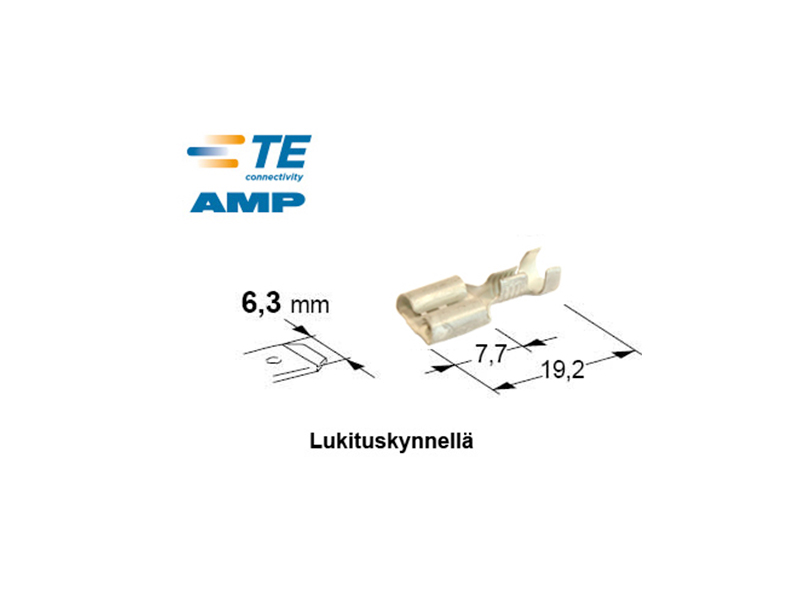 LIITIN 6,3 N. AMP 1-2,5mm2 ESIPURISTETTU
