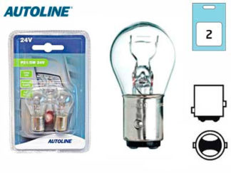 POLTTIMOPARI AUTOLINE 24V 21/5W BLISTER