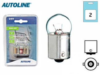 POLTTIMOPARI AUTOLINE 24V 5W  BLISTER
