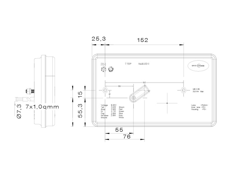 LED-TAKAVALO ASPÖCK MULTILED II OIK. - Image 3