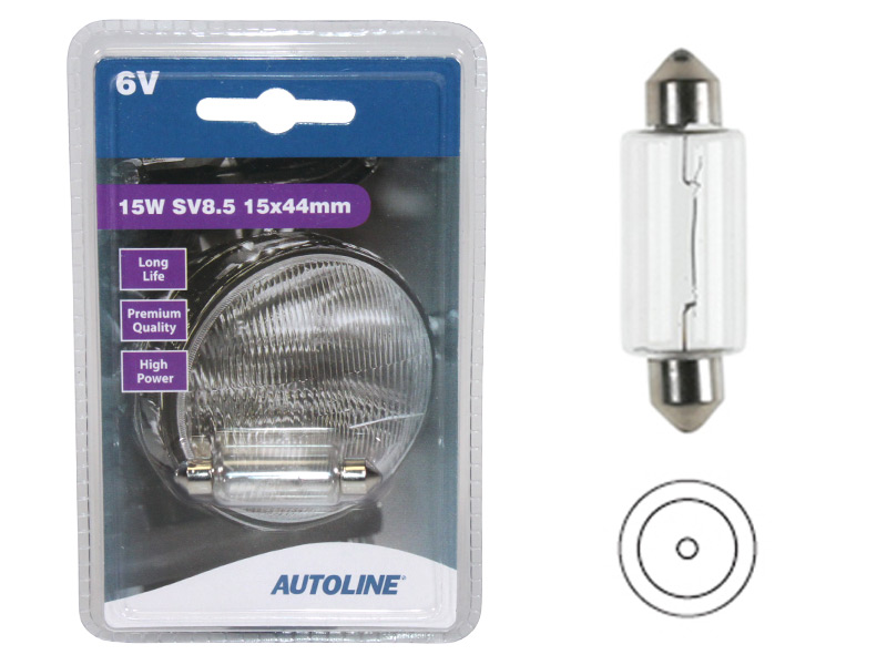 POLTTIMO 6V 15W 15X44MM SV8.5