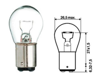 AUTOLAMPPU  1392  24V 15W BA15d