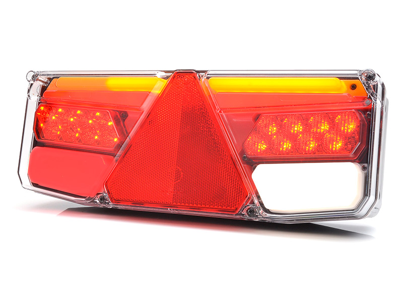 TAKAVALO PERÄV. VASEN LED NEON 12/24V / 350X131X81MM