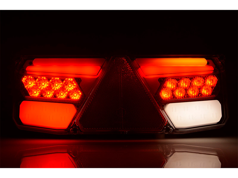 TAKAVALO PERÄV. VASEN LED NEON 12/24V / 350X131X81MM - Image 4