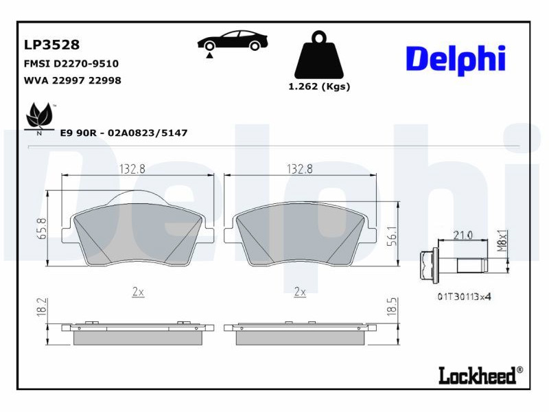JARRUPALASARJA DELPHI, ETU, VOLVO