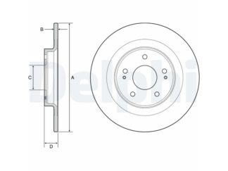 JARRULEVY DELPHI, 2 KPL / PKT, TAKA, CITROËN / MITSUBISHI / PEUG