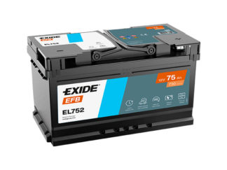 EL752 EXIDE EFB 75AH 315X175X175 -/+ 730A