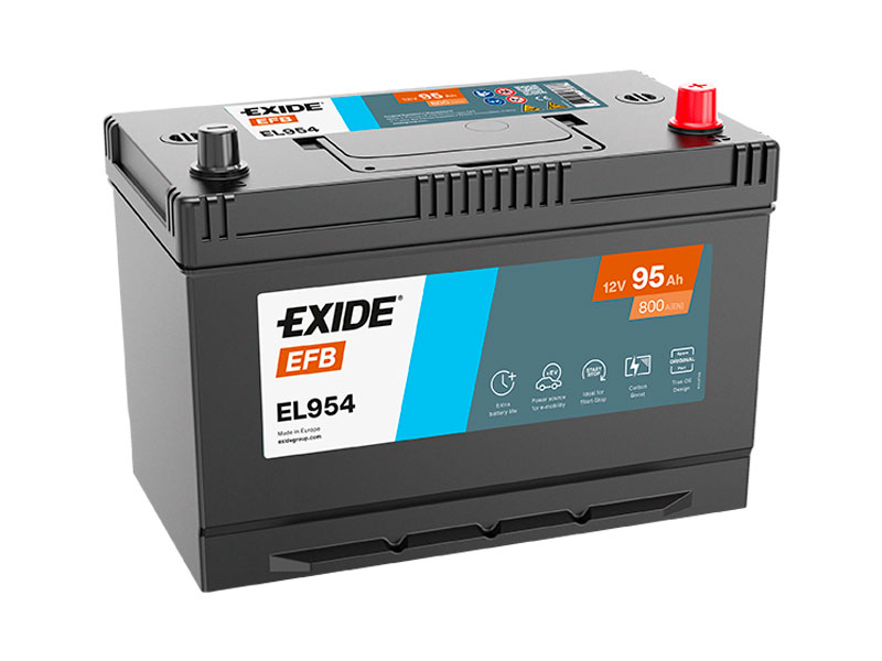 EL954 EXIDE EFB 95AH 306X173X222 -/+ 800A