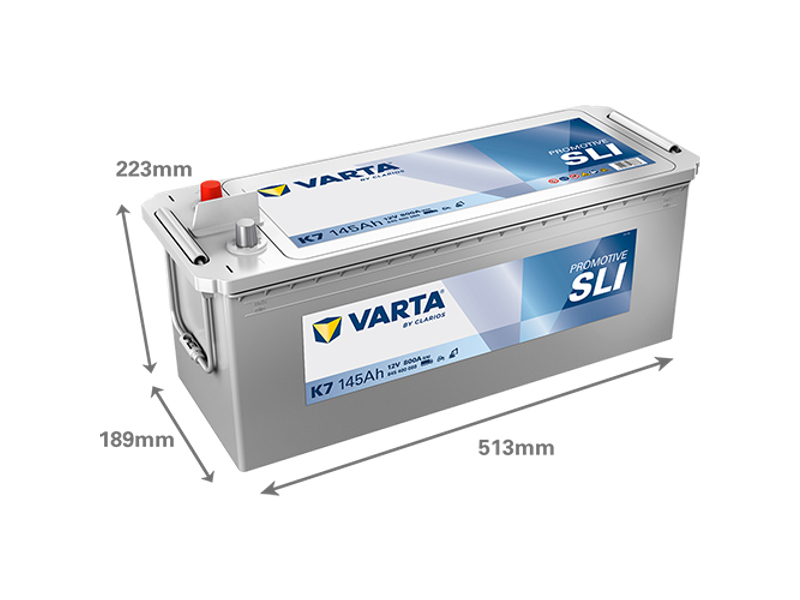 VARTA PROMOTIVE SLI 145AH 800A 513X189X223MM +/- - Image 2