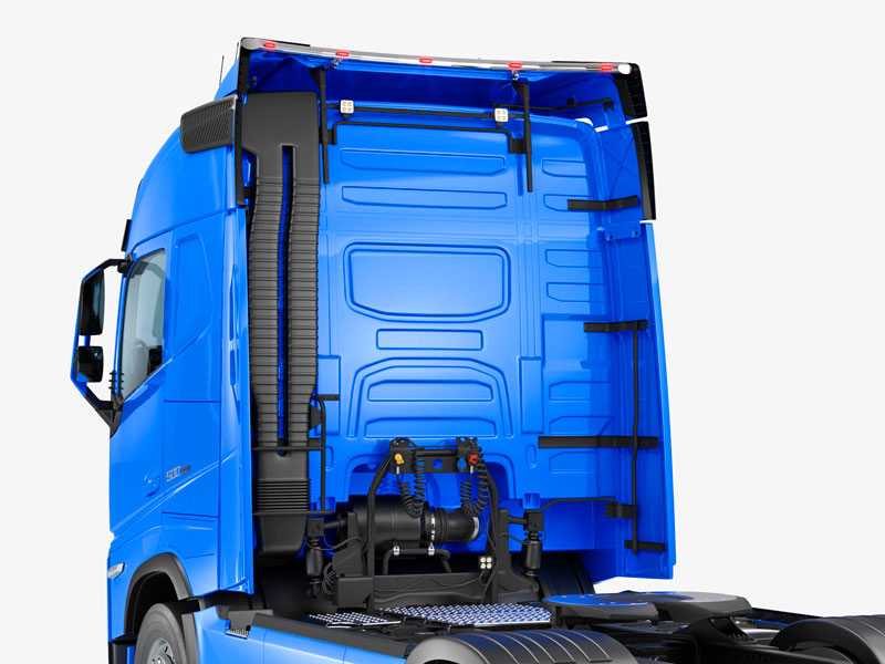 METEC SPOILER BAR TAAKSE VOLVO FH LEDEILLÄ