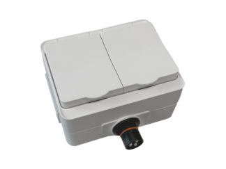 DEFA SEINÄPISTORASIA 230V 2-OS - PINTA-ASENNUS