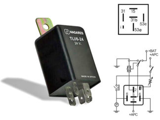 RELE MAHLE TIHKUKYTKIN 24V 6-N