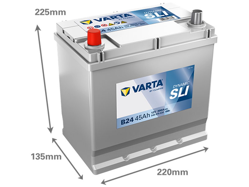 VARTA DYNAMIC SLI 45AH 300A 220X135X225MM +/- - Image 2