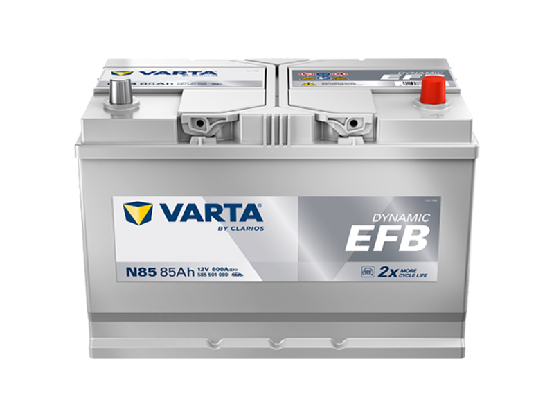 VARTA DYNAMIC EFB 85AH 800A 306X173X225MM -/+