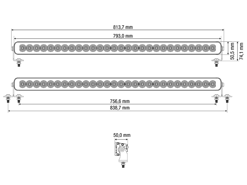 BULLBOY PROLINE REACTOR LED TYÖVALOTANKO SINGLE 793 - Image 3