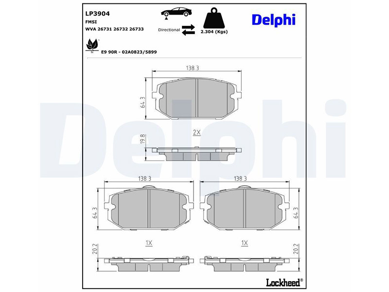 JARRUPALASARJA DELPHI ETU, HYUNDAI, KIA