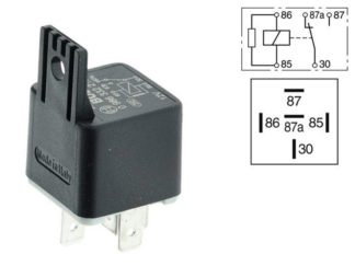 RELE 12V 5-N. 87A VASTUS
