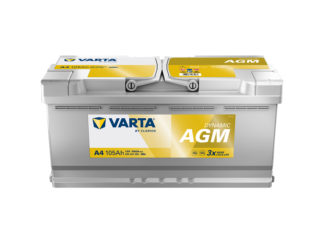 VARTA DYNAMIC AGM 105AH 950A 394X175X190MM -/+