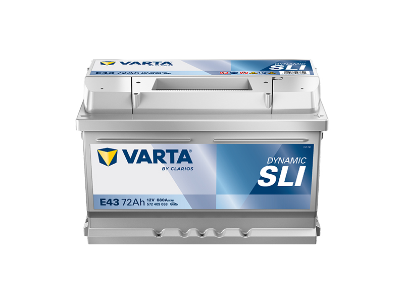 VARTA DYNAMIC SLI 72AH 680A 278X175X175MM -/+
