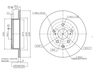JARRULEVY 2 KPL/PKT, TAKA, LEXUS, TOYOTA