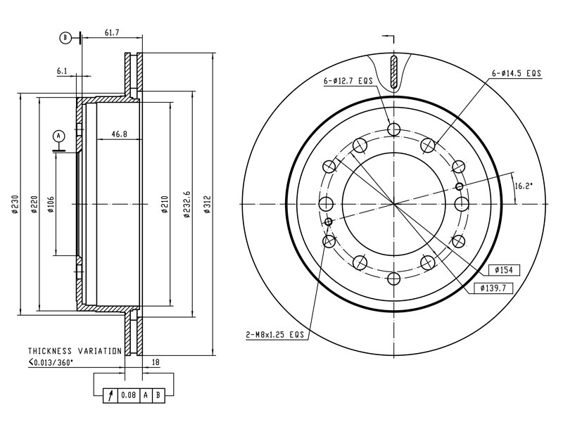 JARRULEVY 2 KPL/PKT, TAKA, LEXUS, TOYOTA